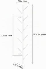 LOFTPLUS stensko kovinsko obešalo 100cm z 11 kavlji