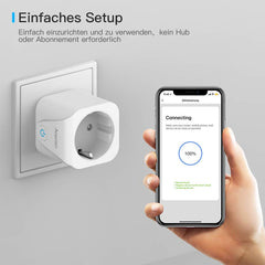 2x AOYCOCR Wi-Fi pametna vtičnica 230 V/10 A z Alexa in Google Home