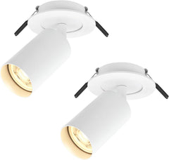 BOYIR 68–80 mm Nastavljivi Vgradni Stropni Reflektorji - 2 kosa