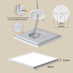 BLNAN 30 cm LED stropna svetilka 24 W