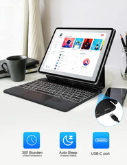 Osvetljena tipkovnica Magic Keyboard za iPad Pro 12.9 (3.–6. generacija), z lebdečim stojalom in sledilno ploščico