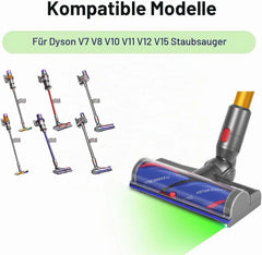 JNYLYFC motorizirana talna krtača z LED lučjo za Dyson V7/V8/V10/V11/V15