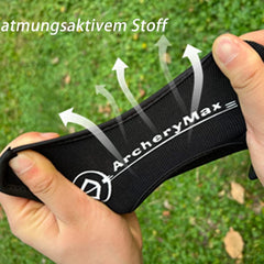2x ARCHERYMAX M lokostrelska rokavica s 3 prsti