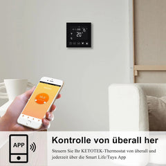 KETOTEK WiFi termostat za vodno talno ogrevanje