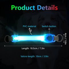 FLINTRONIC LED varnostni svetlobni trak za psa ali mačko