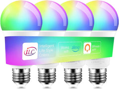 4x ILC pametna LED žarnica E27 RGB+CCT
