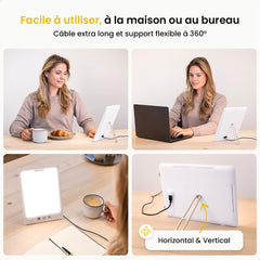 BRELLAVIO PRO 12.000 Lux LED svetilka dnevne svetlobe z vrečko