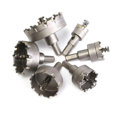 4EVERHOPE komplet 6 TCT kronskih žag za kovino 22–65 mm