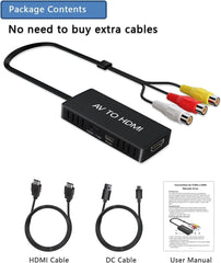 DIGITPRO RCA–HDMI pretvornik 1080p za AV/CVBS signal