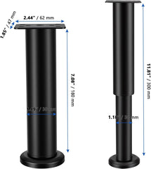 4x CHUIFAI nastavljive kovinske noge za pohištvo 18–30 cm