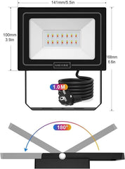 2x MEIKEE RGB LED reflektor z daljincem