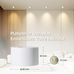 4x MEGA LUMEN LED nadgradni stropni reflektor IP65 5W