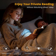 MAXSPACE LED lučka za branje z leseno osnovo