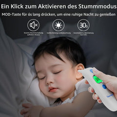 BERRCOM 4v1 infrardeči termometer za čelo in uho