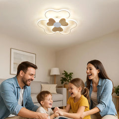 BLMYL LED 50 cm stropna svetilka v obliki rože