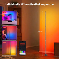 AOUROW 120 cm RGB LED talna svetilka z daljincem in aplikacijo