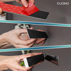 CUCINO samolepilni bel magnetni trak za nože - 40 cm