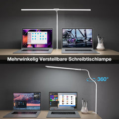 HENSAM 80 cm LED namizna svetilka s sponko