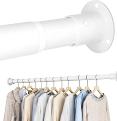 AIITOMG raztegljiva bela garderobna palica 85–160 cm