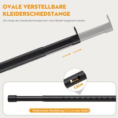 POSKENA teleskopska garderobna palica 43–131 cm