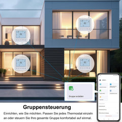 KETOTEK pametni WiFi termostat za vodno talno ogrevanje