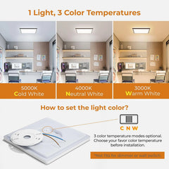 BLNAN 30 cm LED stropna svetilka 24 W