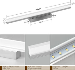 SUZNIU 60 cm LED svetilka za ogledalo