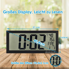CROSSTIME digitalna radijsko vodena stenska ura