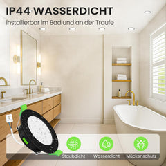 6x ALUSSO prigušivi ugradbeni LED reflektor 4W IP44