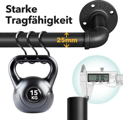 GEEBOBO teleskopska kovinska palica za zavese 76–152 cm