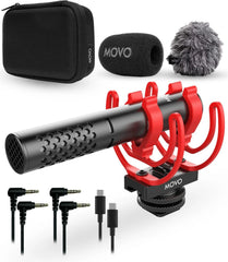 MOVO X1-MINI shotgun mikrofon za kamere in telefone