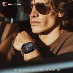 WRISTITANI usnjen pašček za Apple Watch 42–49 mm