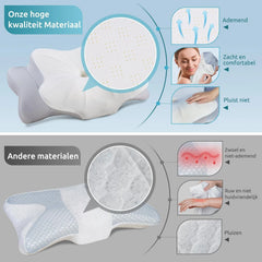 DONAMA ergonomski vzglavnik iz spominske pene - 70×42X14 cm