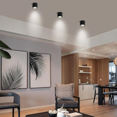 4x KYOTECH nadgradno stropno ohišje za LED modul Ø80×65mm