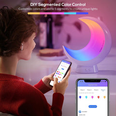 ECOLOR pametna RGB LED namizna svetilka z aplikacijo in dotikom