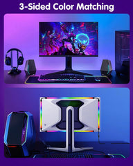 AURORIONCG USB RGBIC 4-stranski LED trak za 34" monitor