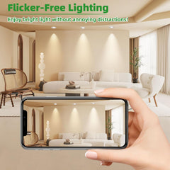 6x LURICO LED vgradni stropni reflektor 5W