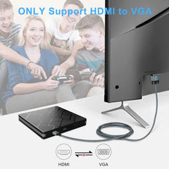 TWOZOH 1080p 60 Hz HDMI v VGA Kabel - 1 m
