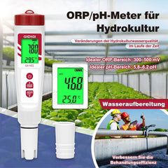 GIDIGI digitalni tester vode H2/pH/ORP/ temperatura z ATC