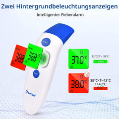 BERRCOM 4v1 infrardeči termometer za čelo in uho
