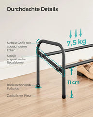 SONGMICS proširivi metalni stalak za cipele