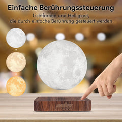 ELEOPTION Lebdeča 3D Luna LED Svetilka
