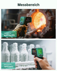 ERICKHILL infrardeči termometer s sondo –50 do 800 °C