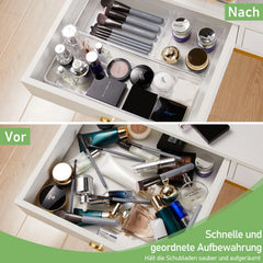 5x GIKLUX prozoren organizator za predale v 3 velikostih