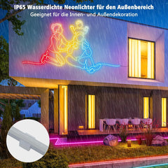 ZAIYW RGB IC neonski LED trak z aplikacijo - 5 m