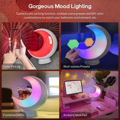 ECOLOR pametna RGB LED namizna svetilka z aplikacijo in dotikom