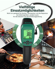 ERICKHILL infrardeči termometer s sondo –50 do 800 °C