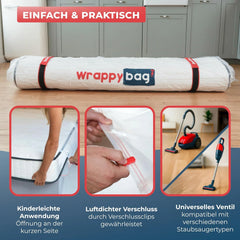 WRAPPYBAG vakuumska vreća za madrac 140 × 200 cm