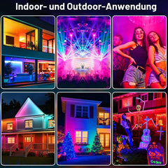 T-SUNUS RGB LED reflektor z Wi-Fi in Bluetooth IP66