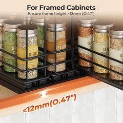 3x ORIMADE izvlečni organizator za začimbe 26,5×18,8×21cm
